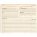 Smead Straight Tab Cut Letter Recycled File Jacket, Manila, 8 1/2" Width x 11" Length, 50 / Box, SMD75622