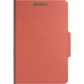 Nature Saver 2/5 Tab Cut Legal Recycled Classification Folder, Red, 8 1/2" Width x 14" Length, 10 / Box, NAT01054