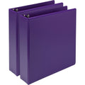 Samsill Earth's Choice Plant-based View Binders, Purple, 8 1/2" Width x 11" Length, 2 / Pack, SAMU86608
