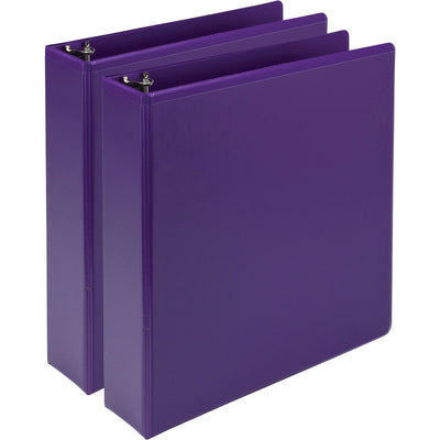 Samsill Earth's Choice Plant-based View Binders, Purple, 8 1/2" Width x 11" Length, 2 / Pack, SAMU86608