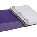 Samsill Earth's Choice Plant-based View Binders, Purple, 8 1/2" Width x 11" Length, 2 / Pack, SAMU86608