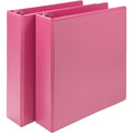 Samsill Earth's Choice Plant-based View Binders, Berry Pink, 8 1/2" Width x 11" Length, 2 / Pack, SAMU86676