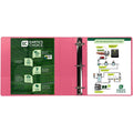 Samsill Earth's Choice Plant-based View Binders, Berry Pink, 8 1/2" Width x 11" Length, 2 / Pack, SAMU86676