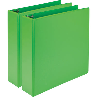 Samsill Earth's Choice Plant-based View Binders, Lime, 8 1/2" Width x 11" Length, 2 / Pack, SAMU86678