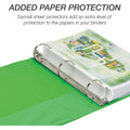 Samsill Earth's Choice Plant-based View Binders, Lime, 8 1/2" Width x 11" Length, 2 / Pack, SAMU86678