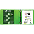 Samsill Earth's Choice Plant-based View Binders, Lime, 8 1/2" Width x 11" Length, 2 / Pack, SAMU86678
