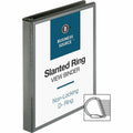 Business Source Basic D-Ring View Binders, Black, 8 1/2" Width x 11" Length, BSN28446