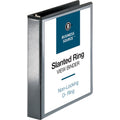 Business Source Basic D-Ring View Binders, Black, 8 1/2" Width x 11" Length, BSN28447