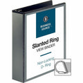 Business Source Basic D-Ring View Binders, Black, 8 1/2" Width x 11" Length, BSN28448