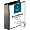 Business Source Basic D-Ring View Binders, Black, 8 1/2" Width, BSN28449