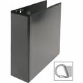 Business Source Basic D-Ring View Binders, Black, 8 1/2" Width, BSN28449