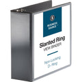 Business Source Basic D-Ring View Binders, Black, 8 1/2" Width x 11" Length, BSN28450