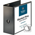 Business Source Basic D-Ring View Binders, Black, 8 1/2" Width x 11" Length, BSN28451