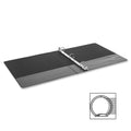 Business Source Basic Round Ring Binder, Black, 8 1/2" Width x 5 1/2" Length, BSN28523