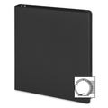 Business Source Basic Round Ring Binder, Black, 8 1/2" Width x 5 1/2" Length, BSN28523
