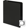 Business Source Basic Round Ring Binder, Black, 8 1/2" Width x 5 1/2" Length, BSN28523