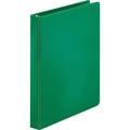Business Source Basic Round Ring Binder, Green, 8 1/2" Width x 11" Length, BSN28556