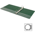 Business Source Basic Round-ring Binder, Green, 8 1/2" Width x 11" Length, BSN28558