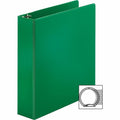 Business Source Basic Round-ring Binder, Green, 8 1/2" Width x 11" Length, BSN28558