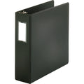 Business Source Basic Round Ring Binder w/Label Holder, Black, 8 1/2" Width x 11" Length, BSN28562