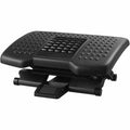 Kantek Premium Ergonomic Footrest with Rollers, Black, KTKFR750