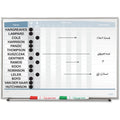 ACCO Quartet Matrix 15-employee In/Out Board, QRT33704