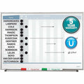 ACCO Quartet Matrix 15-employee In/Out Board, QRT33704