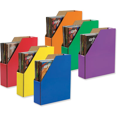 Dixon Ticonderoga Classroom Keepers Magazine Holders, Assorted, 6 / Pack, PAC001327