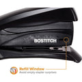 Amax Bostitch Inspire 15 Spring-Powered Compact Stapler, Black, ACI1493