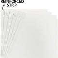 Business Source Laminated Write-On Tab Indexes, Multicolor, 1 Set, BSN20075