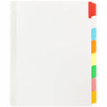 Business Source Laminated Write-On Tab Indexes, Multicolor, 1 Set, BSN20075