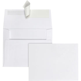 Quality Park A2 Invitation Envelopes with Self Seal Closure, White, 100 / Box, QUA10740