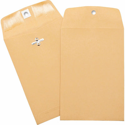 Business Source Heavy-duty Clasp Envelopes, Brown Kraft, 1 Box, BSN36672