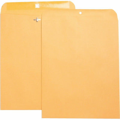 Business Source Heavy-duty Clasp Envelopes, Brown Kraft, 1 Box — view 1