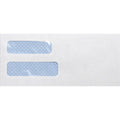 Business Source No. 10 Double-Window Invoice Envelopes, White, 1 Box, BSN36694