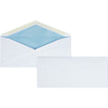 Business Source No.10 Regular Tint Security Envelopes, White, 1 Box, BSN42206