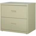 Lorell Value Lateral File - 2-Drawer, Putty, LLR60556
