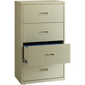 Lorell Value Lateral File - 4-Drawer, Putty, LLR60559