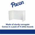 Dixon Ticonderoga Pacon Privacy Boards, White, 4 / Pack, PAC3782