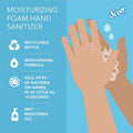 Kimberly-Clark Scott Hand Sanitizer Foam Refill, Clear, 2 / Carton, KCC91590