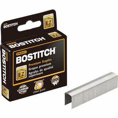 Amax Bostitch EZ Squeeze 130 Premium Staples, Steel Gray, 1 Box — view 1