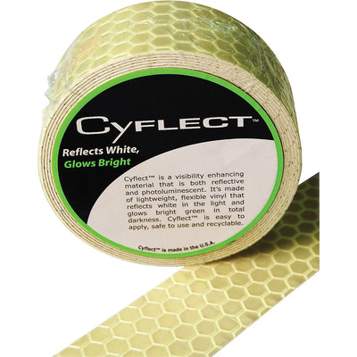 LC Miller's Creek Honeycomb Reflective Adhesive Tape, Yellow, 1 Roll, MLE151831