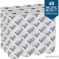 Georgia Pacific . Pacific Blue Basic Standard Roll Toilet Paper, White, 48 / Carton, GPC1944801