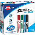 Avery Marks A Lot Desk & Pen-Style Dry Erase Markers, 24 / Box, AVE29870