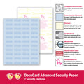 Paris DocuGard Advanced Medical Security Paper, Blue, 8 1/2" x 11", 500 / Ream, PRB04545