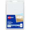 Avery Shipping Labels, Permanent Adhesive, 4" x 6", 20 Labels (5292), White, 20 / Pack, AVE5292