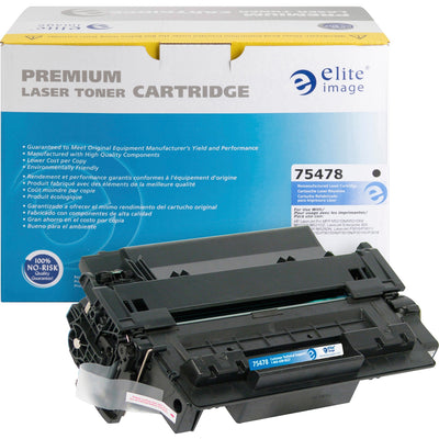 Elite Image Remanufactured Laser Toner Cartridge 55A (CE255A) - Black -, ELI75478