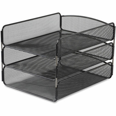 Safco Onyx Letter Tray, Black, SAF3271BL