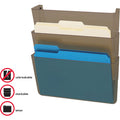 Deflecto EZ Link Unbreakable DocuPocket, Smoke, 1 Pack, DEF83602