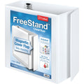 TOPS Cardinal FreeStand Easy Open Slant-D Ring Binder, White, 8 1/2" Width x 11" Length, CRD43150